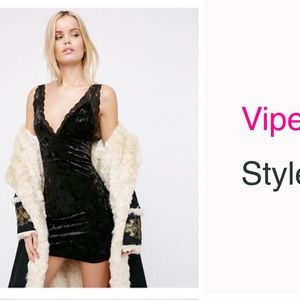 Free People Dresses - Free people velvet viper mini Free People Dresses - Free people velvet viper mini